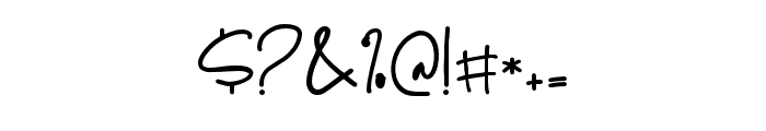  Brainy Signature Font OTHER CHARS