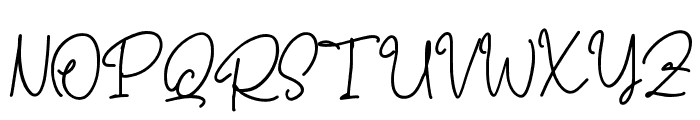  Brainy Signature Font UPPERCASE