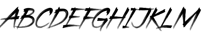Brakskher-Regular Font UPPERCASE
