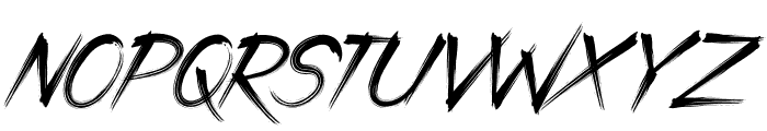 Brakskher-Regular Font UPPERCASE
