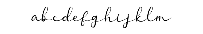 Branded Signature Font LOWERCASE