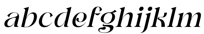 Branding Aliskaje Italic Font LOWERCASE