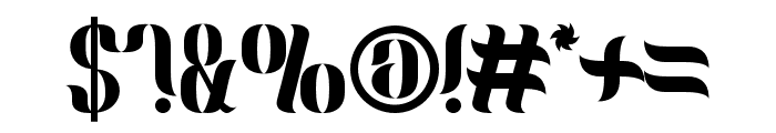 BrandyKeita-Regular Font OTHER CHARS