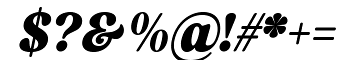 Branger-Italic Font OTHER CHARS