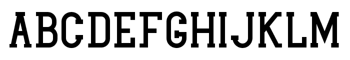 Brank Font LOWERCASE