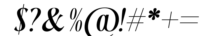 Branodict Italic Font OTHER CHARS