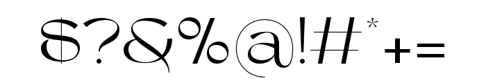 Brastag-Regular Font OTHER CHARS