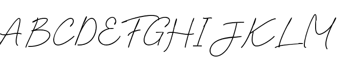 BrastagiSignature Font UPPERCASE