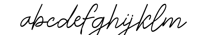 BrastagiSignature Font LOWERCASE