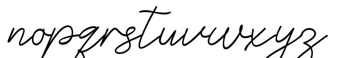 BrastagiSignature Font LOWERCASE