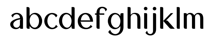 Brathely-Regular Font LOWERCASE
