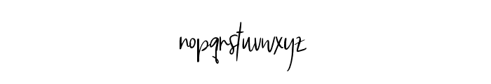 Brauhaus Script Regular Font LOWERCASE