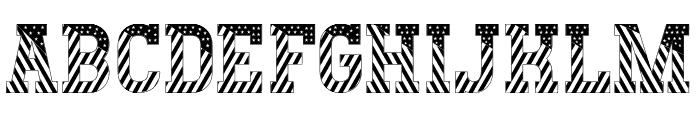 Brave America Font LOWERCASE