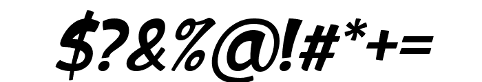 Brave Freeman Italic Font OTHER CHARS