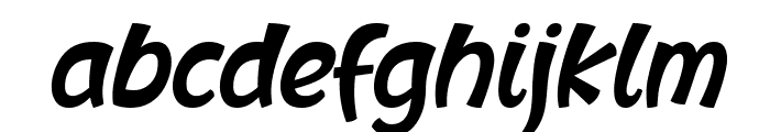 Brave Freeman Italic Font LOWERCASE