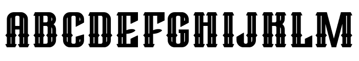 Brave Rider Font UPPERCASE