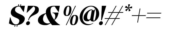 BraveHunter-Italic Font OTHER CHARS