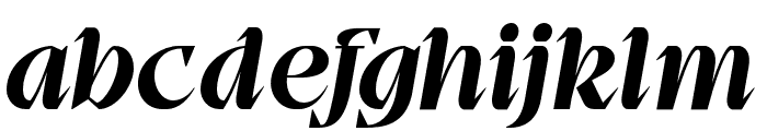 BraveHunter-Italic Font LOWERCASE