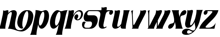 BraveJourney-Italic Font LOWERCASE