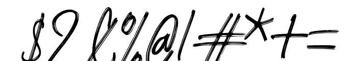 Brave_Signature Font OTHER CHARS