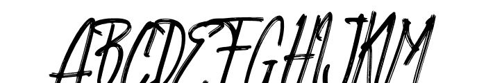 Brave_Signature Font UPPERCASE