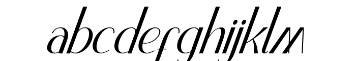 Brayden Mccoy Italic Condensed Font LOWERCASE