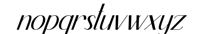 Brayden Mccoy Italic Condensed Font LOWERCASE