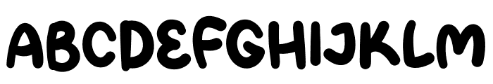 Bread Dough Font UPPERCASE