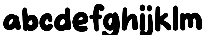 Bread Dough Font LOWERCASE