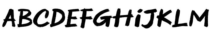 Break Fight Regular Font UPPERCASE