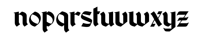 Break Roman Regular Font LOWERCASE