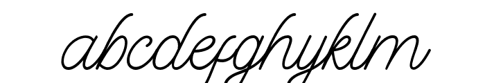 BreakLoveline Font LOWERCASE