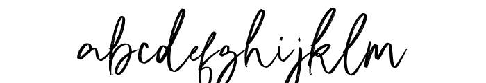 BreakSeasonSignatureBrush-Regul Font LOWERCASE