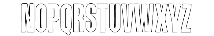 Breakbeat Ringtone Outline Font UPPERCASE