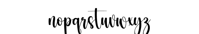 Breaking Charming Font LOWERCASE