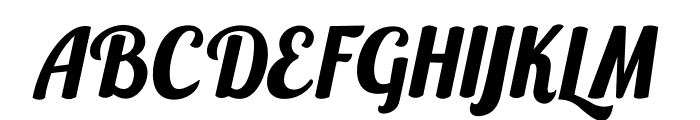 Breast Font UPPERCASE