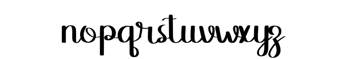 Breathe Together Font LOWERCASE