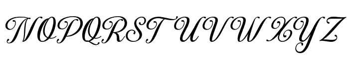 Breathmine Font UPPERCASE