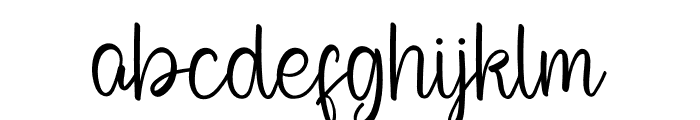 Breatly Font LOWERCASE