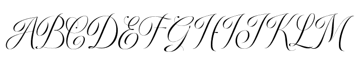 BreciaLovely-Regular Font UPPERCASE