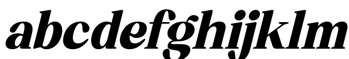 Bredga Italic Font LOWERCASE