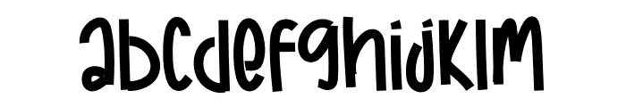 Breffing Font LOWERCASE