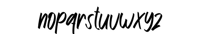 Brellania Font LOWERCASE