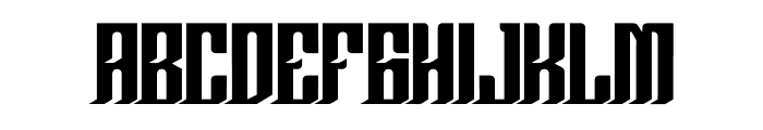 Brendro Font UPPERCASE