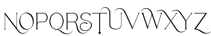 Brethen-Stylish Font UPPERCASE