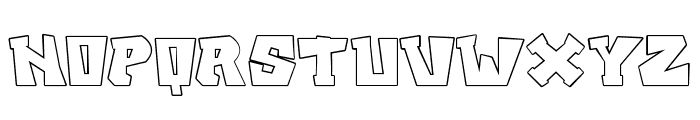 Brexh-Outline Font UPPERCASE
