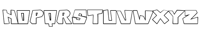 Brexh-Outline Font LOWERCASE