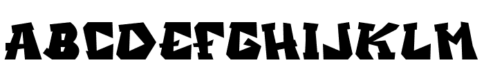 Brexh-Regular Font UPPERCASE
