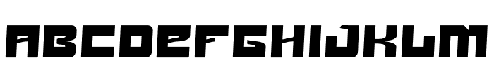 Brexiga Font UPPERCASE