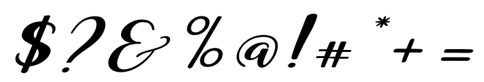 Briallana-Regular Font OTHER CHARS
